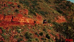 Jayme Janes Heats up the Desert with Sex and Cum Swallowing