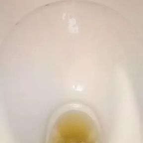 Drinking hot pee!!