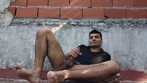 Masturbación sensual al aire libre (Luna Star &mdash;  Sonya Blaze)