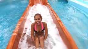 ”Waterpark fun & sex at home after with sexy Thai GF”