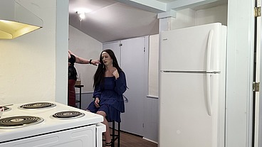 Roommate Feminized and in Chastity for First Time for Girls Night Out