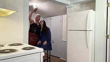 Roommate Feminized and in Chastity for First Time for Girls Night Out