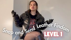 Snap and Send Leather Findom *Interactive* Level 1