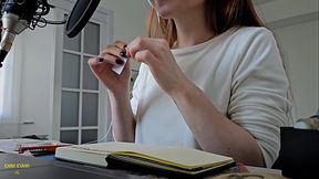 Girl blogger keeps dark secrets in her desk drawer