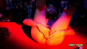 camilo brown fucking his own ass balls deep public at mila garcia s party