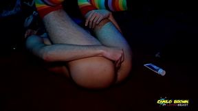 camilo brown fucking his own ass balls deep public at mila garcia s party