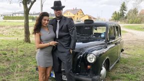 Taxi heist ends in horny cab fuck