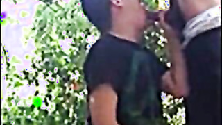 Outdoor Amateur Hairy man Joy