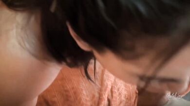 Hermanastra POV anal creampie big cock sloppy blowjob latina