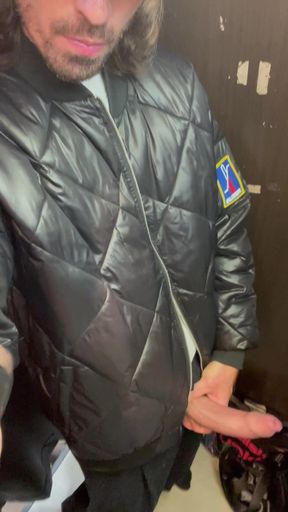 Cock in the changing room in Japan