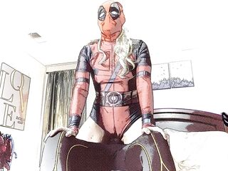 What if Lady Deadpool Banged Ebony Panther? Marvel Cosplay Sex - FAWNTALES