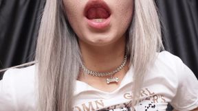 Busty Blonde Teases Again with Her Juicy Tits - Breasts Close-up - Cum on Tits!