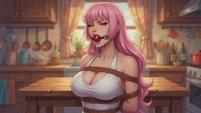Bondage Stories #85: Confession of the Pink-Haired Captive's Rope Embrace