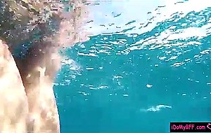 Slutty besties boat party leads into nasty group sex