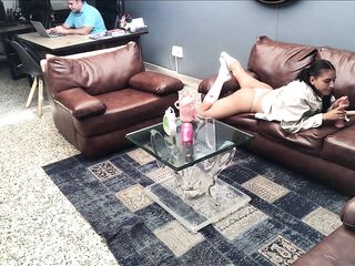 My employee gets very excited in my office