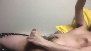 ドで全裸でちんちん触ってたら射精しちゃった