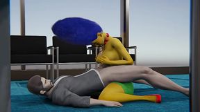 The Simpsons Inspired - Marge Simpsons gets creampied