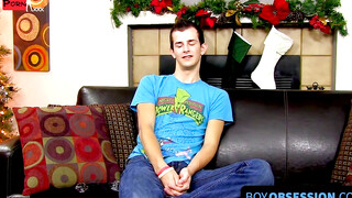 Twinks Huge-Dick Masturbation Session After Interview