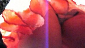 Upskirt view of my coed chick's big tender ass on a prom party