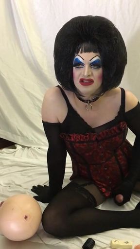 Heavy Makeup Slut begging for cum   Clip 1