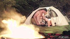 ”Teen hoe loves camping & outdoor fucking”