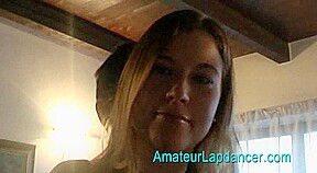 Naturally beautiful girl lapdance