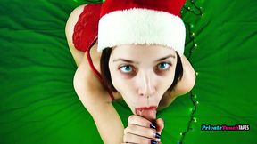 russian couple have amateur sex on christmas eve