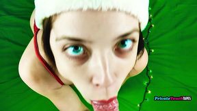 russian couple have amateur sex on christmas eve