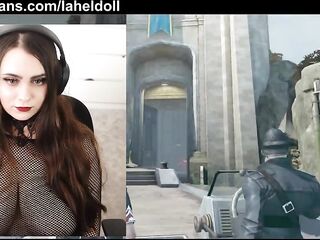 Large Titty Alt Cutie Plays Games Bare (DISHONORED STRIPPED LETSPLAY) Part 1