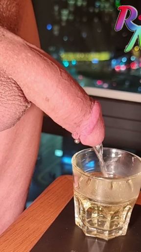 Cheers! Wanna Toast This to Celebrate? I Can Fill the Glass!