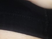 Jerking Off and Fingering Tight Ass Through Boxers