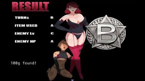 tower trample [ femdom hentai game ] ep.1 feet fetish domina fight !