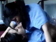 Amateur Asian teen lesbiens humping