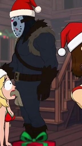 Christmas Friday the 13th: Jason Returns to the Crazy MILF's House. Christmas Special Cartoon
