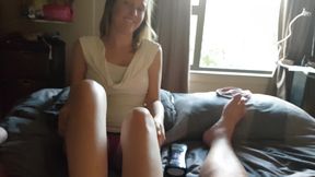 Sexy Amateur Foot Play