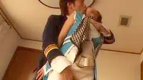 Mihiro Taniguchi - Sensual Flight Attendant Tempts Traveler Mid-Air