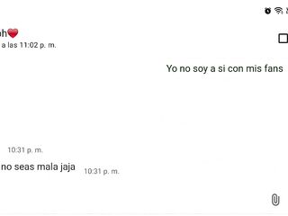 CONVERSATION WITH A FAN. ENDS UP IN MY GLAMOROUS SEXY THROAT Ñ