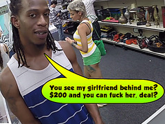 Black dude sells his latina girlfriend in a pawn shop