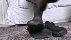 Sniff My Cheesy Nylon-slippered Feet