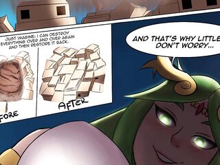 A gigantic Palutena - Ch01 - Giantess Growth comics comic