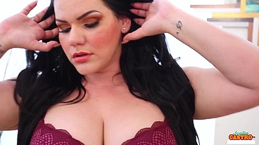 Busty Angelina Castro Face Fucks Hard Cock And Gets Her Cum!