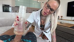 German Nurse’s XXL Facial – Pole Fever Ride