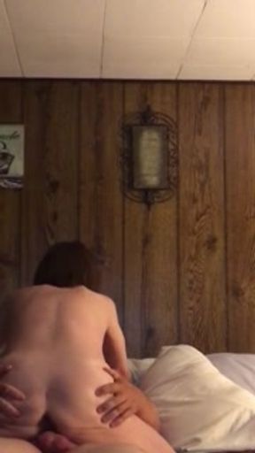 Mature Hot Wife riding young mans cock &amp; soaking him