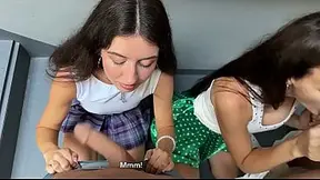 What would you do if you saw girls in a cafe taking off their mouths and inserting plugs into their asses? We couldn't resist