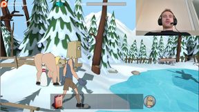 Fuckerman Winter Lovers - Fucked Juicy Woman In Game