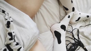 Wet babe pussy in cute panties masturbating cum Idol Japanese POV you catch me