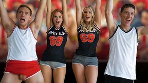 Football Stepmoms Rachael Cavalli And Sedona Reign Celebrate Win With Real Taboo Foursome