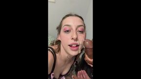bbc explodes all over pretty white girl s face