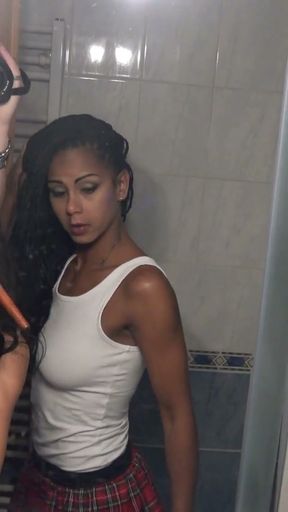 Hot Sexy Tight Pussy Girls in different Lingerie Sets do a Try on Haul for Panties Tiny Thongs at Leon Lambert with&hellip;   Clip 1