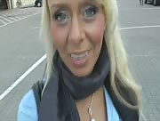 Blonde Euro MILF Blowjob in Bathroom